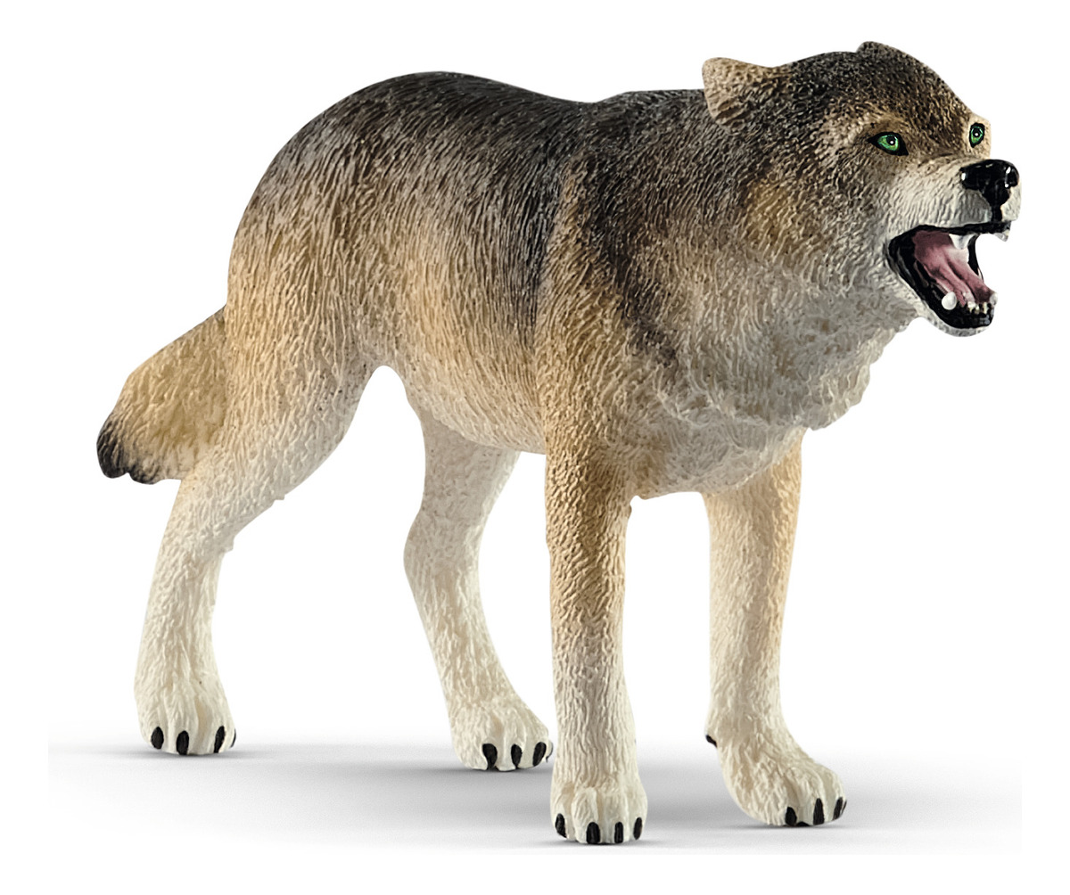 Figura Lobo Schleich Wild Life Salvaje Realista Calidad Trex