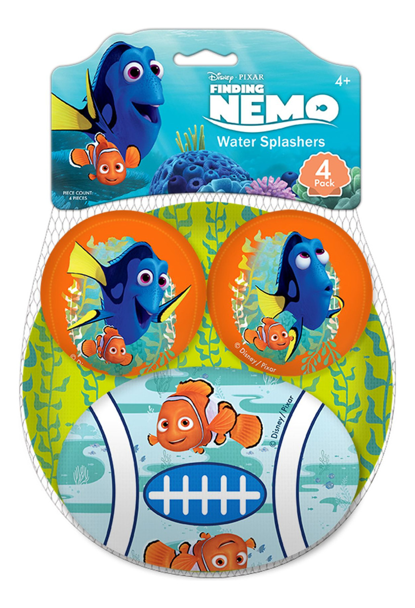 Set X3 Juego De Agua Disney Jaru Pelotas Y Disco Original Tx