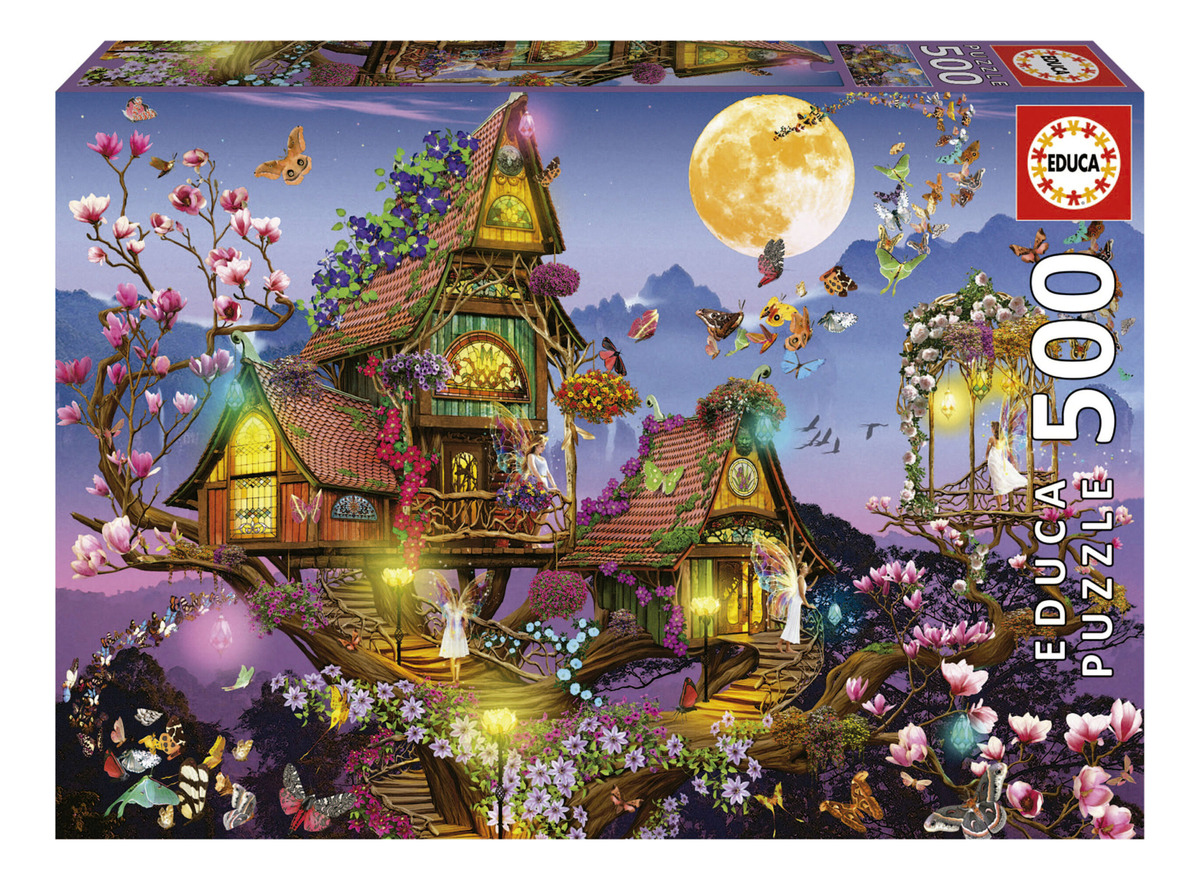 Puzzle Rompecabezas Educa Borras 500pcs Casa De Hadas 19554