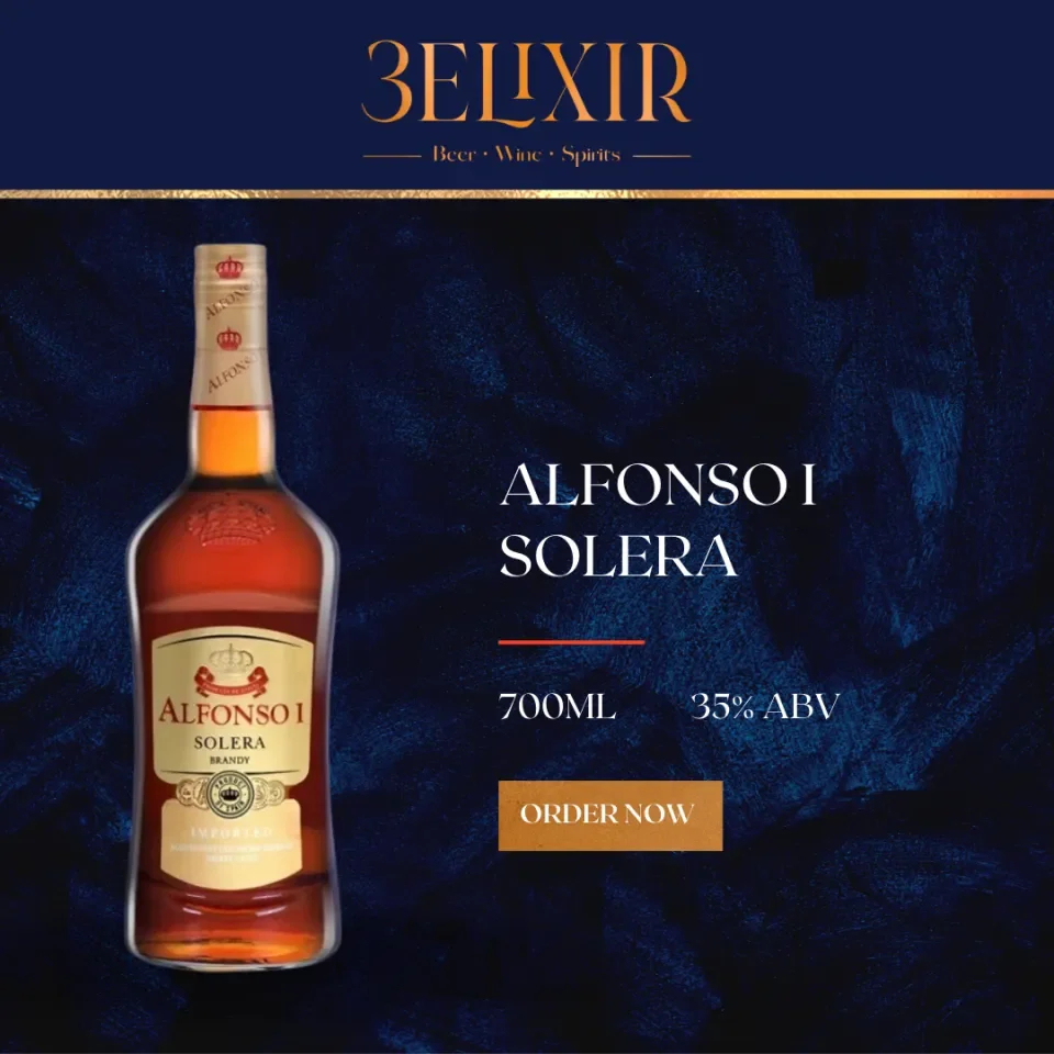 Alfonso I Solera Brandy 700 Ml Importado Francia T-rex