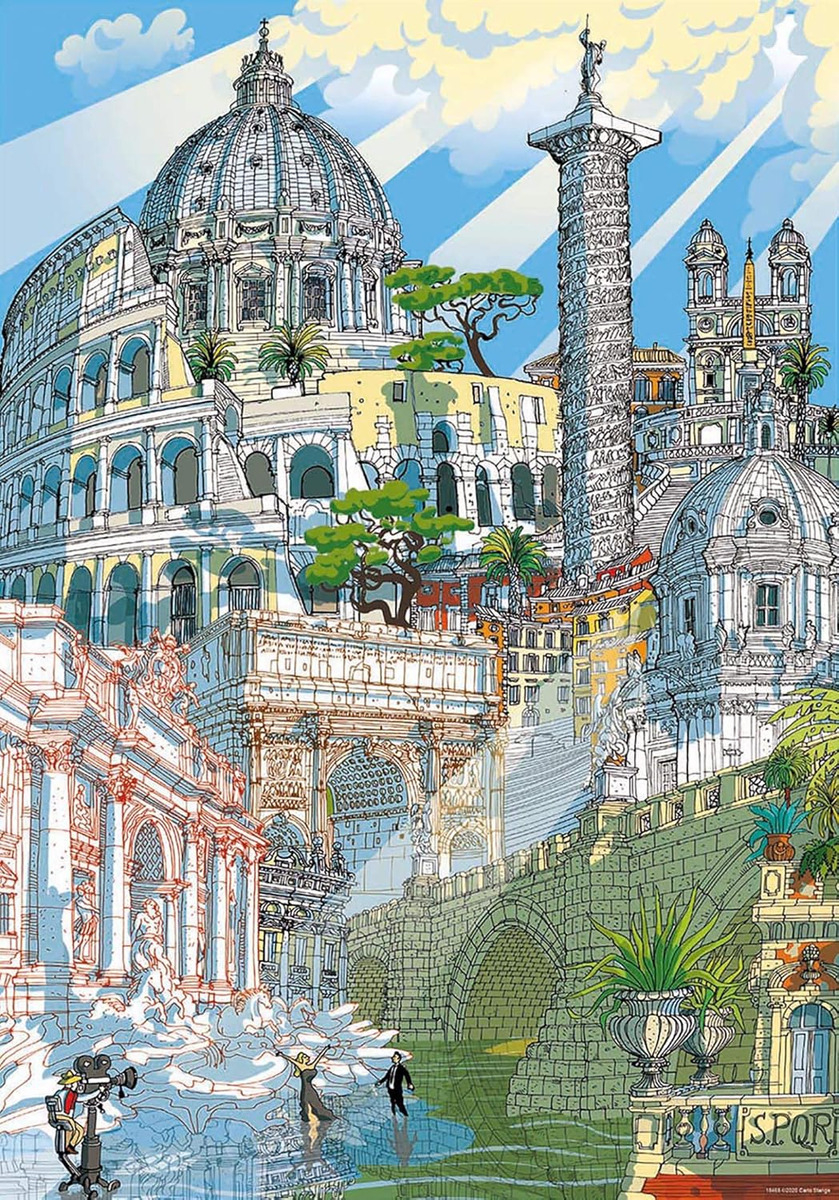Puzzle Rompecabezas Ciudad De Roma Educa 200 Pcs Infantil Tx