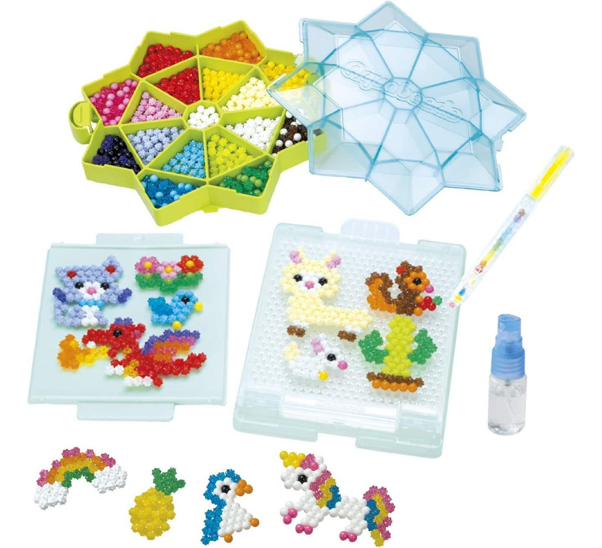 Juego Aquabeads Pack 1000 Cuentas De Estrella + Accesorios