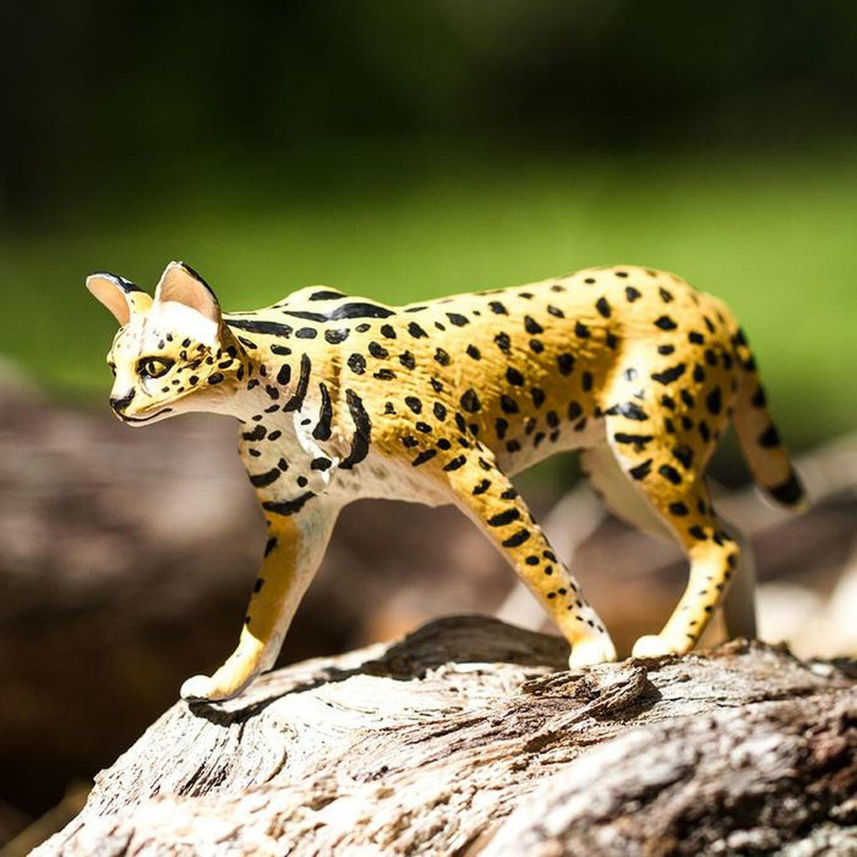 Gato Cerval Africano Safari Figura Muñeco Realista Trex