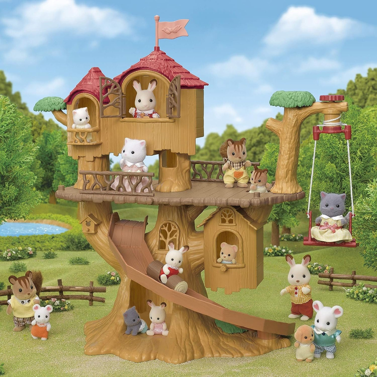 Sylvanian Families Casa Del Arbol Aventura Juguete Infantil