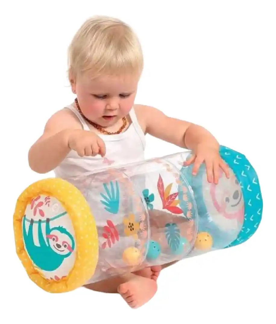 Estimulador Diseño Perezoso Para Bebe Ludi Colorido Y Seguro