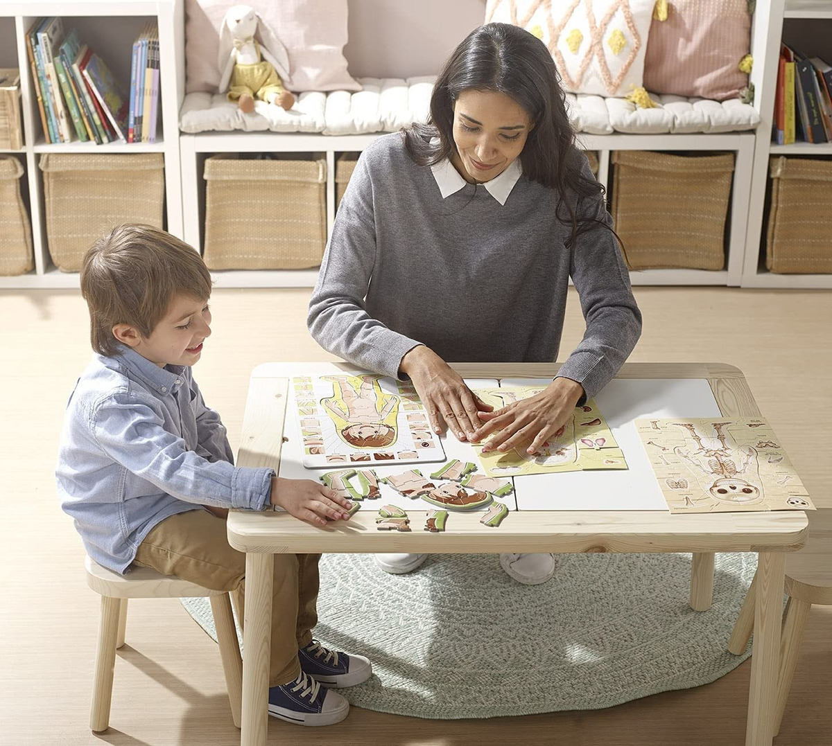 Puzzle Aprender El Cuerpo Humano Rompecabezas Educa Trex