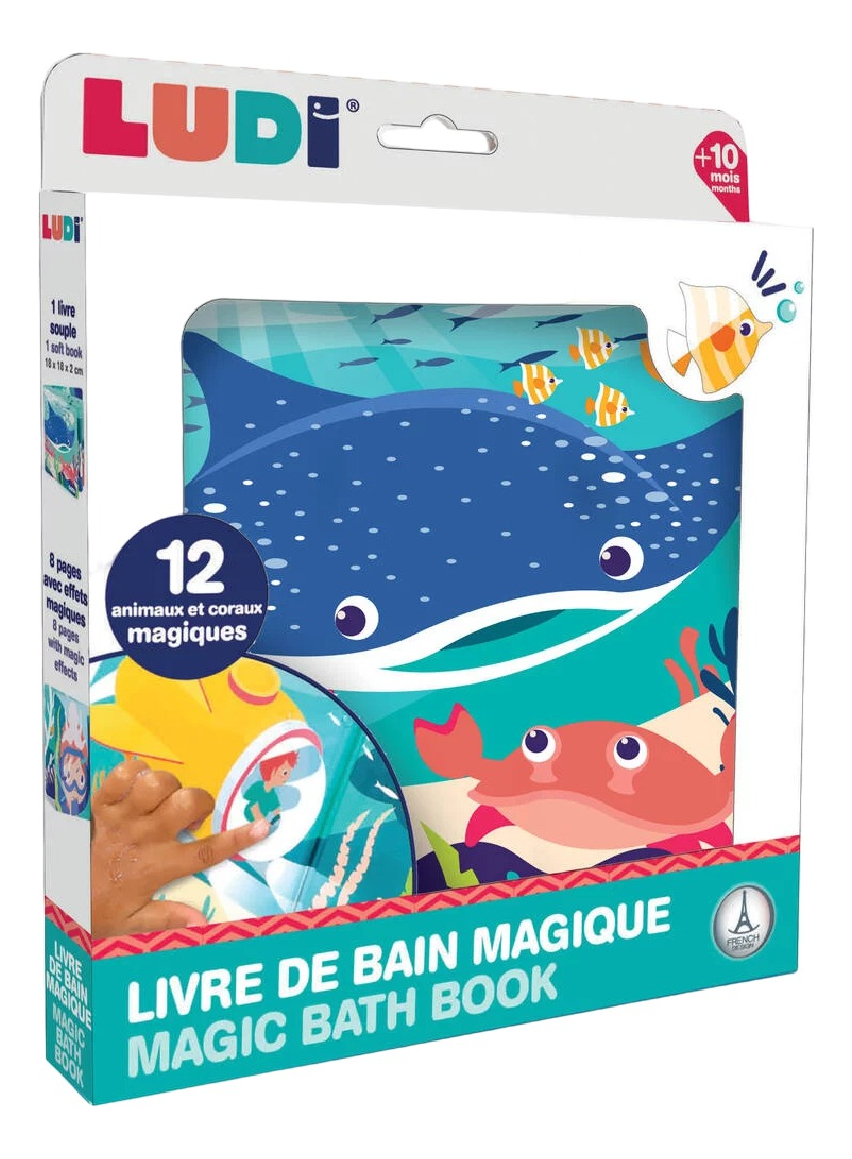 Libro Magico Para Baño Ludi Diversión Acuática Para Bebes