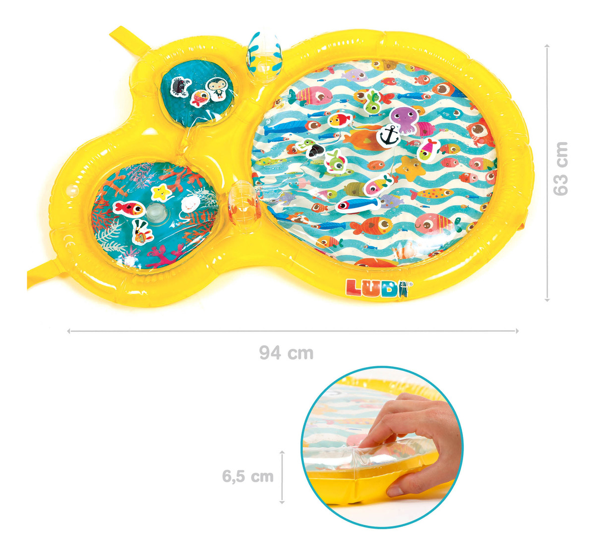 Alfombra Agua Maxi Bebe Ludi Mundo Marino Didactico Trex