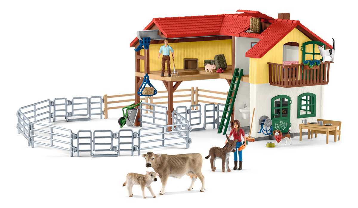 Set Cerca Corral Granja Para Animales Schleich Farm World Tx
