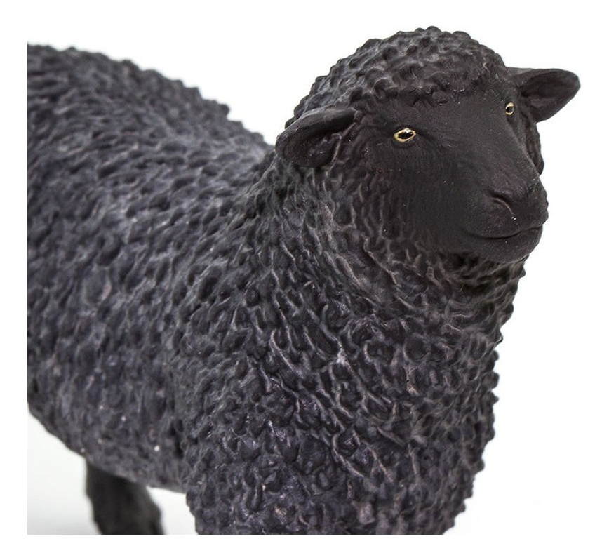 Oveja Negra Black Sheep Safari Figura Muñeco Realista Atri