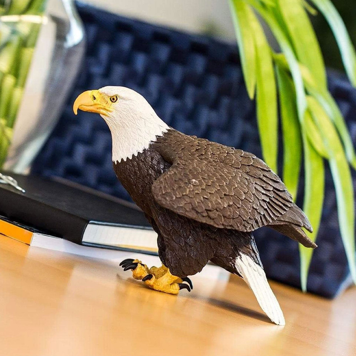 Águila Calva Safari Figura Escala Niño Animal Realista Trex
