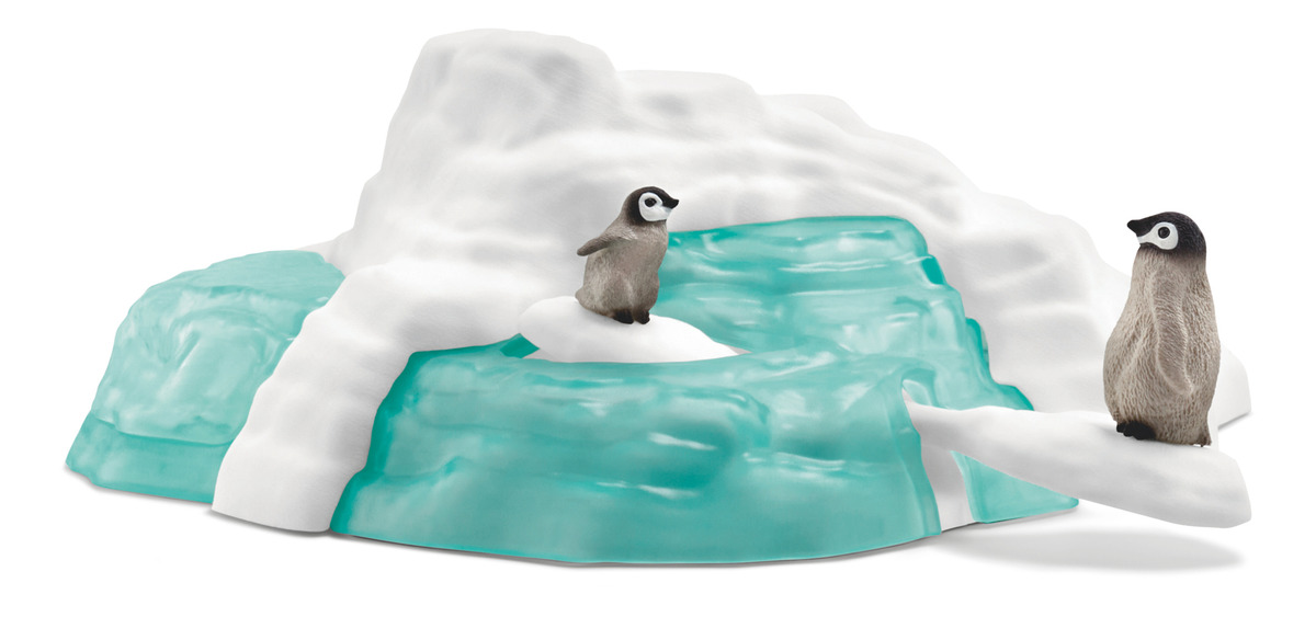 Set Figuras Familia Pingüinos Selva Animal Schleich Tx