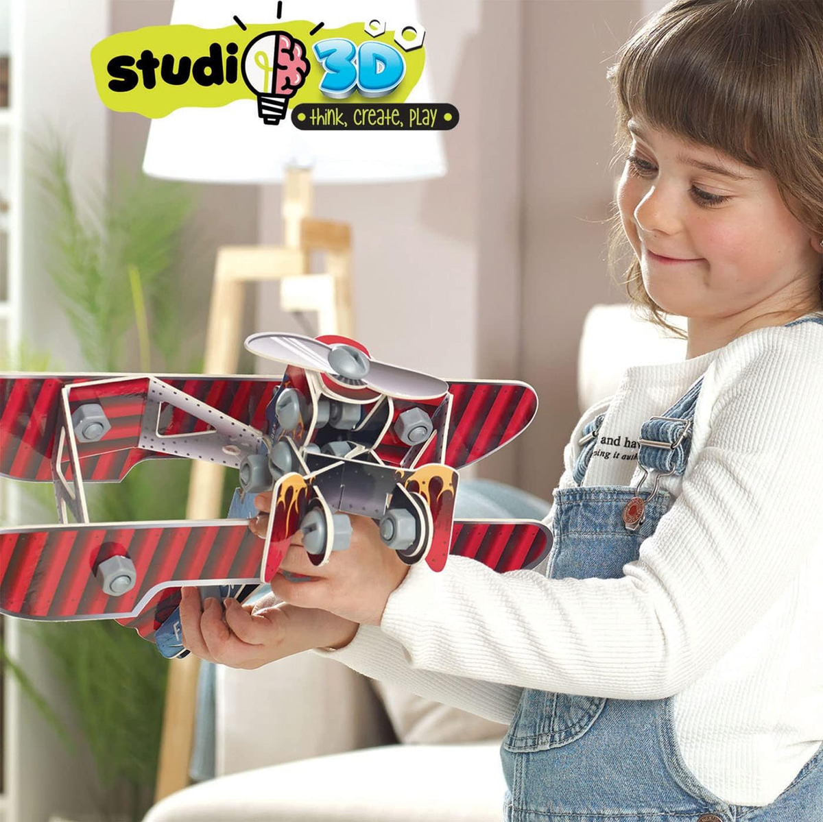 Puzzle Avion Studio 3d Rompecabezas Avioneta Educa Niños Tx