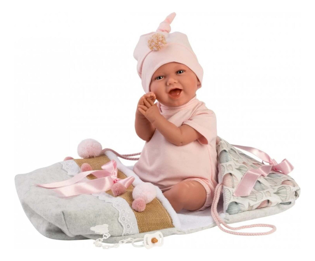Bebe Muñeca Reborn Lloron Llorens Accesorios Realista Trex