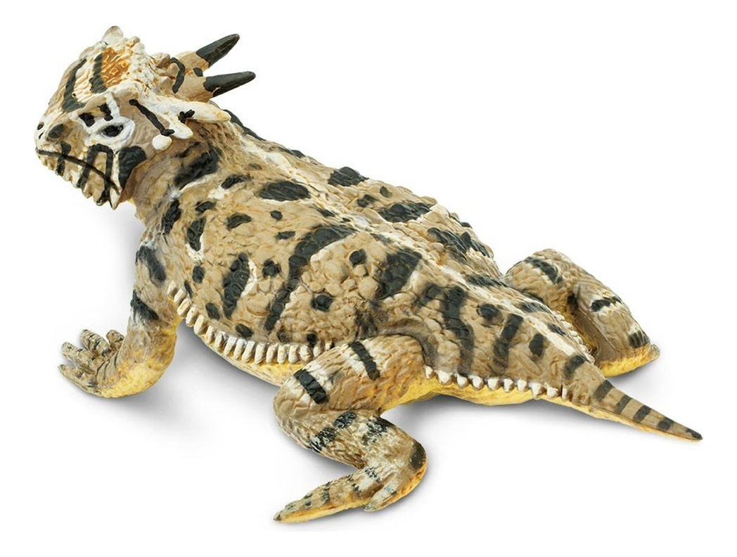 Lagarto Cuernos Safari Figura Muñeco Colección Escala Trex