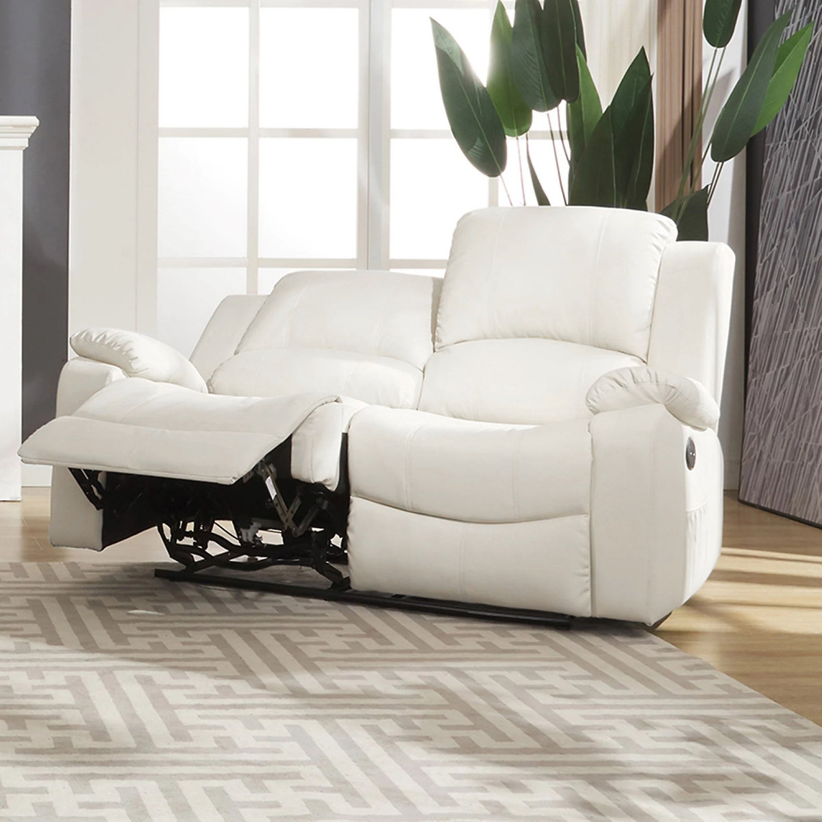 Sillón Reclinable 2 Cuerpos Masajeador Electrico Living Trex
