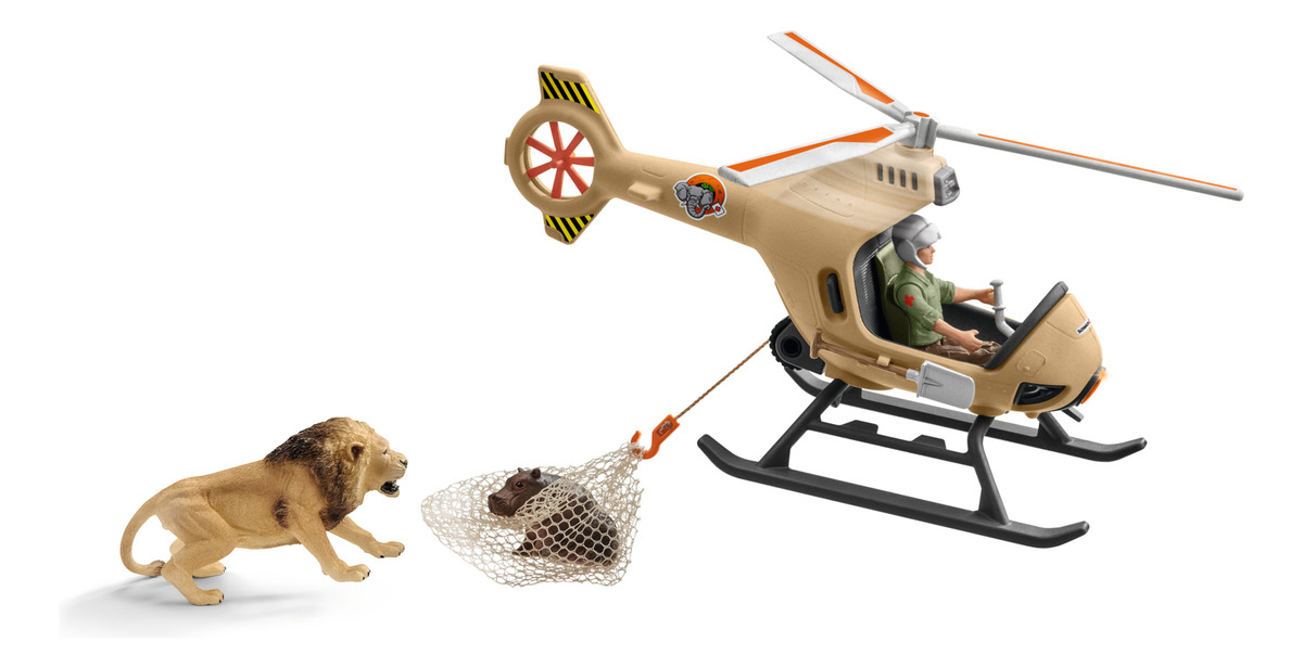 Figura Helicoptero Salvamento Animal +acc Wild Life Schleich