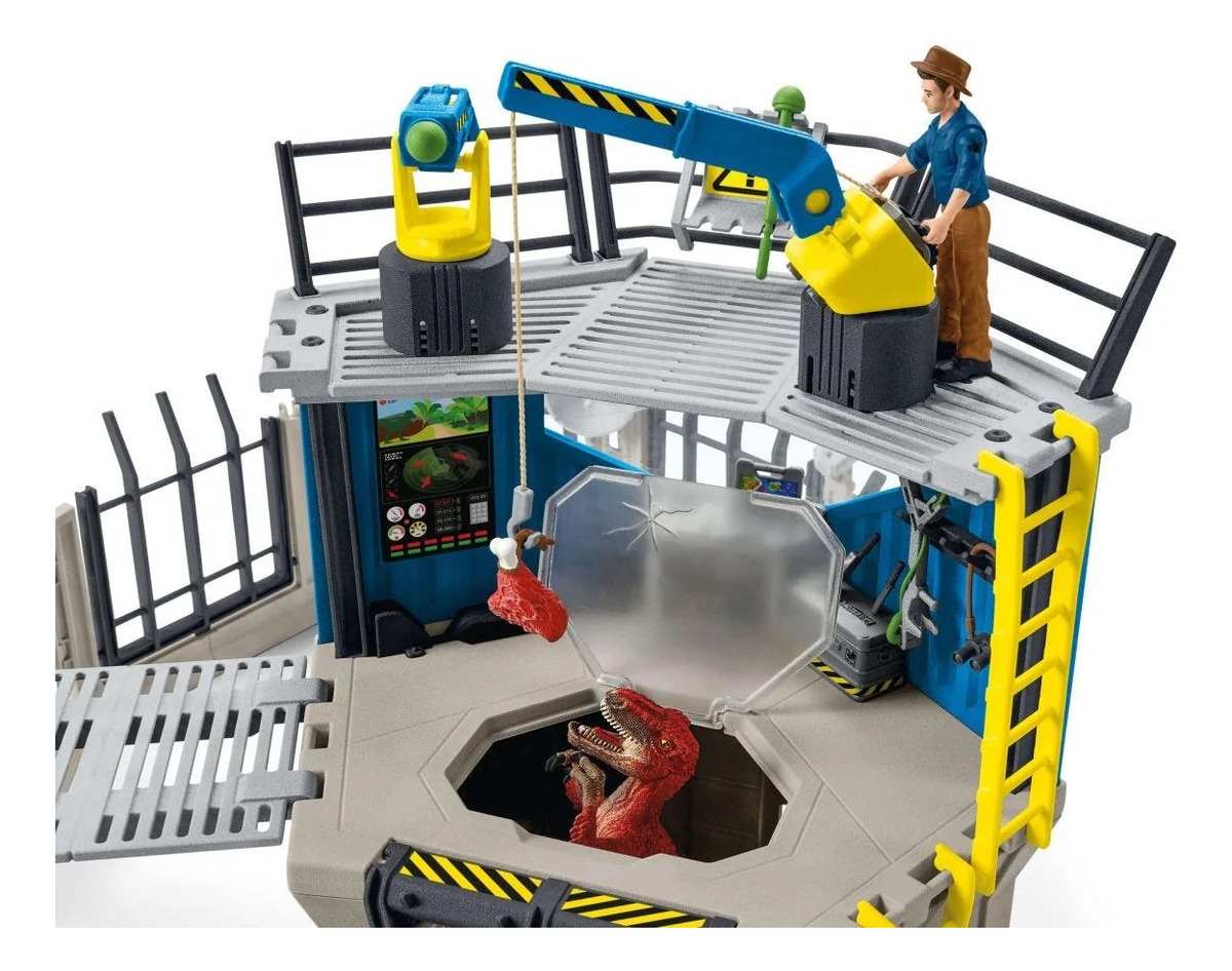 Estacion Investigacion Dinosaurio Schleich Juguete Niño Trex