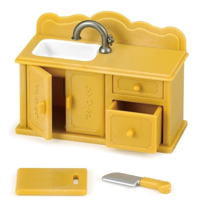 Sylvanian Families Set De Cocina Con Accesorios Juguete Tx