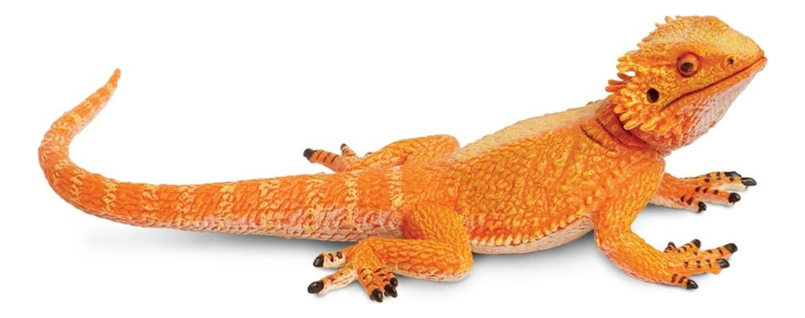 Lagarto Dragón Barbudo Safari Figura Muñeco Pogona Trex