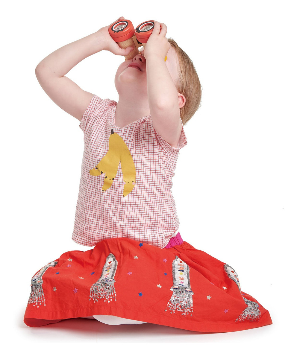 Binoculares Juguete Tender Leaf Toys Niños Madera Animales