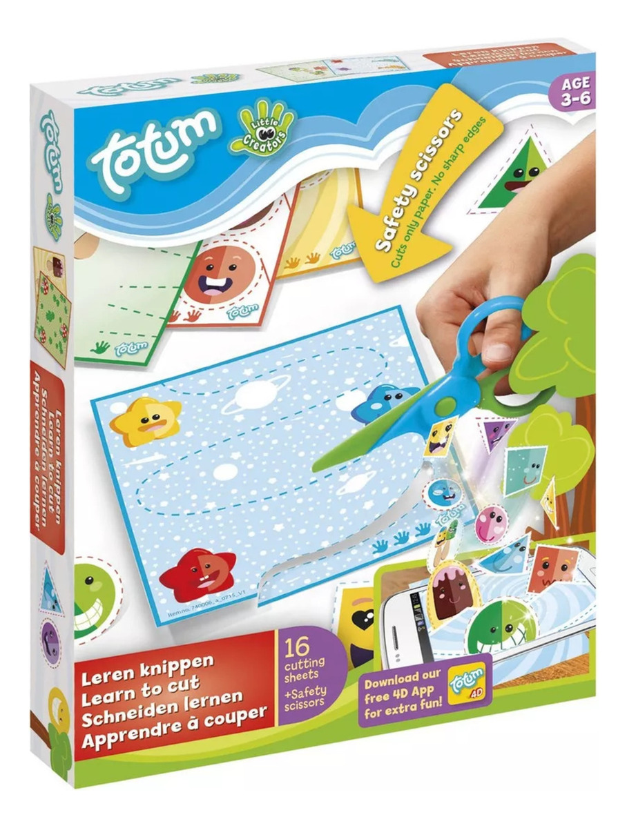 Totum Manualidades Juego Aprende A Cortar Infantil Trex