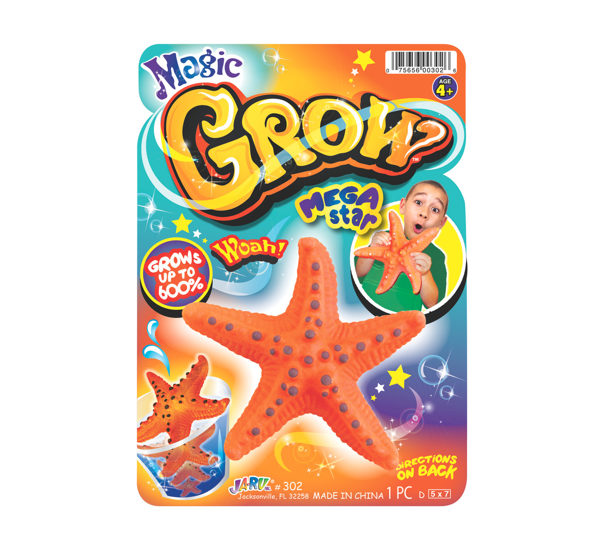 Animales Magicos Grow Crecen En Agua 600% Ja-ru Calidad Trex