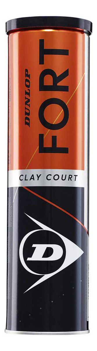 Pelota De Tenis Fort Clay Dunlop Calidad Premium Trex