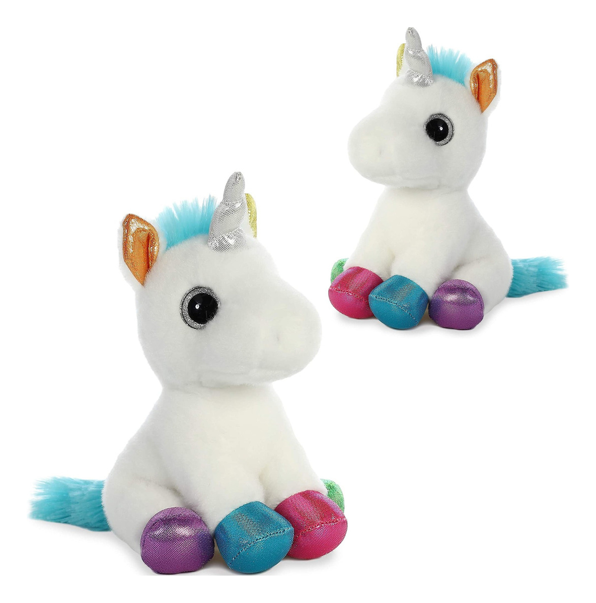 Peluche Aurora Unicornio Jewel Arcoiris Felpa Lindo Trex