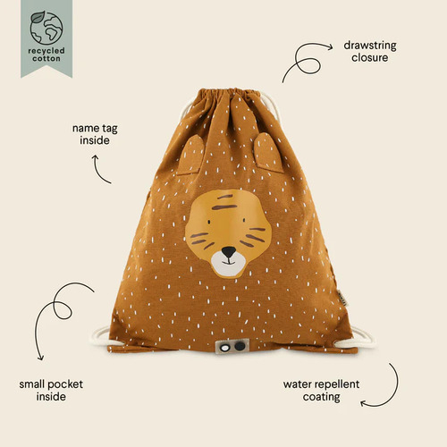Bolso Mochila Trixie Animales Infantil Escolar Impermeable