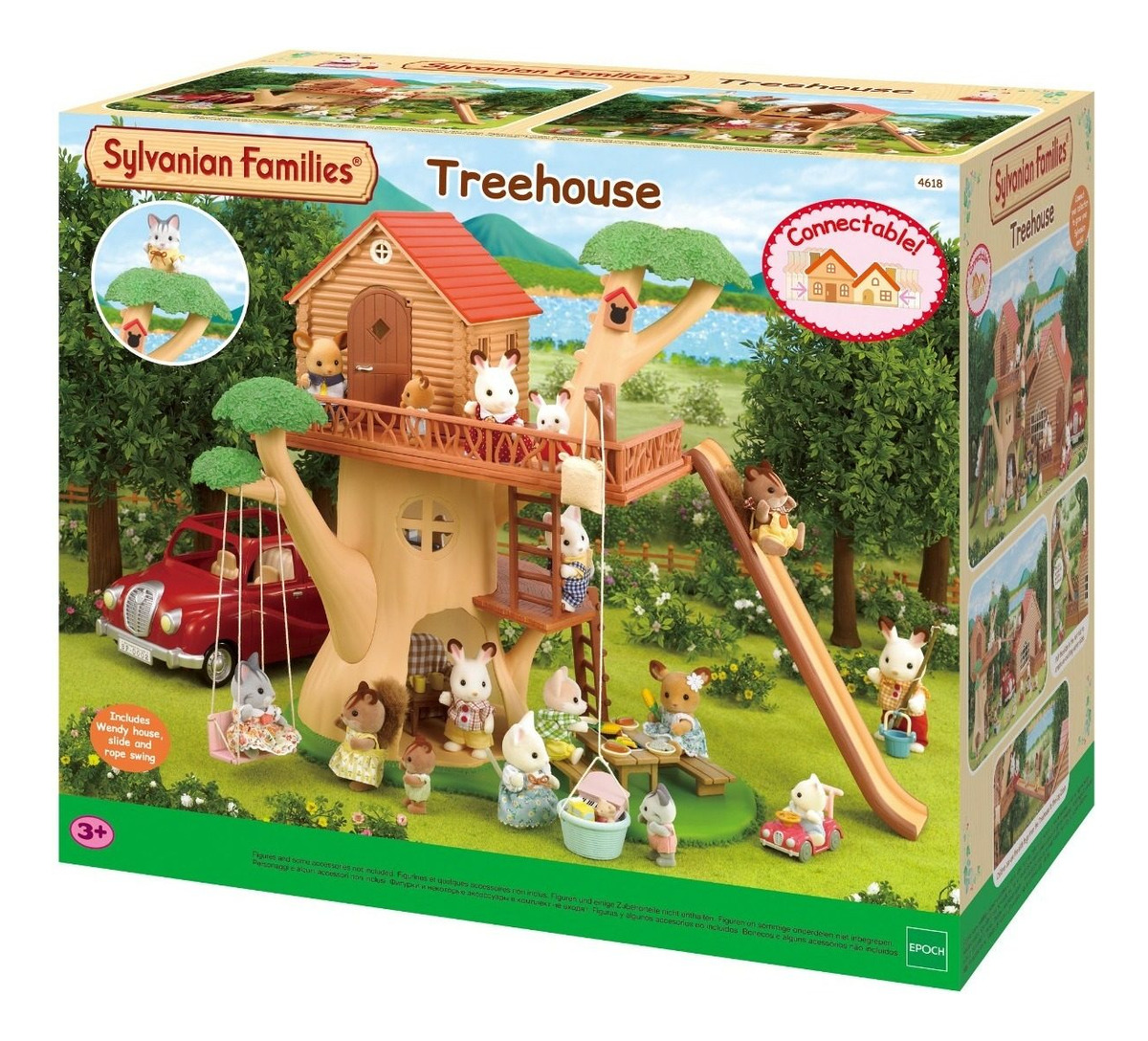 Sylvanian Families Casa Del Árbol Promo Conejos Niños Trex