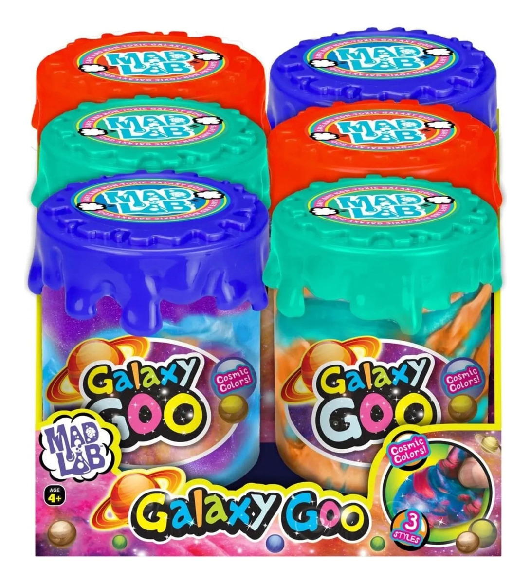 Slime Purpurina Ja-ru Colorido Tiktok Suave Infantil Trex