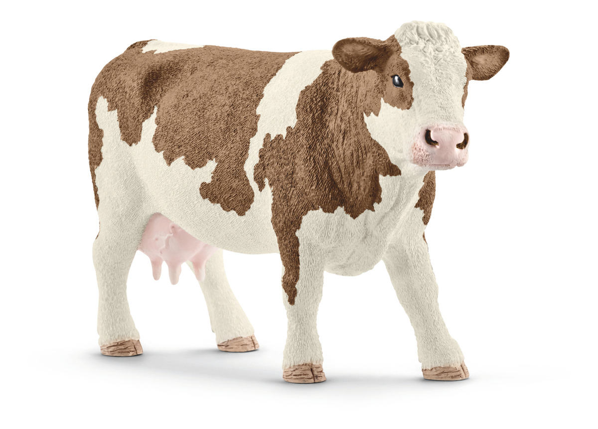 Figura Muñeco Vaca Simmental Ganado Vacuno Schleich Trex