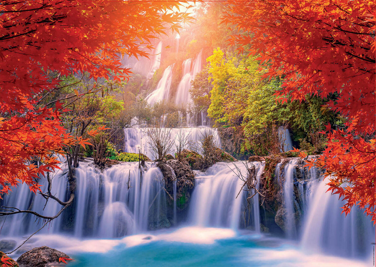 Puzzle Rompecabezas Cascada En Tailandia 2000 Pzs Educa Tx