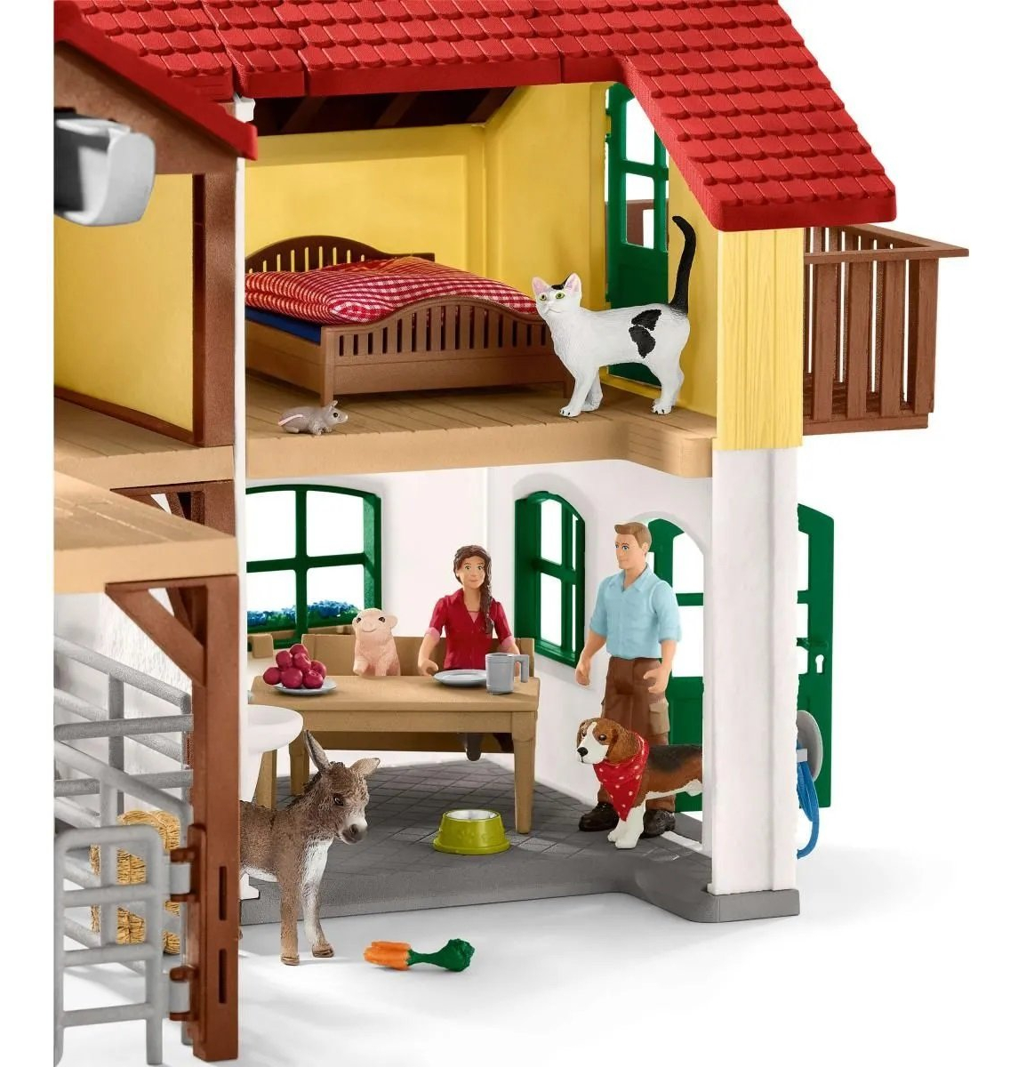 Gran Casa Campo Schleich Juguete Niño Diversion Calidad Trex
