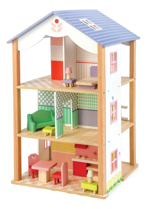 Villa Bluebird Tender Leaf Juegos Juguetes Madera Niño Tx