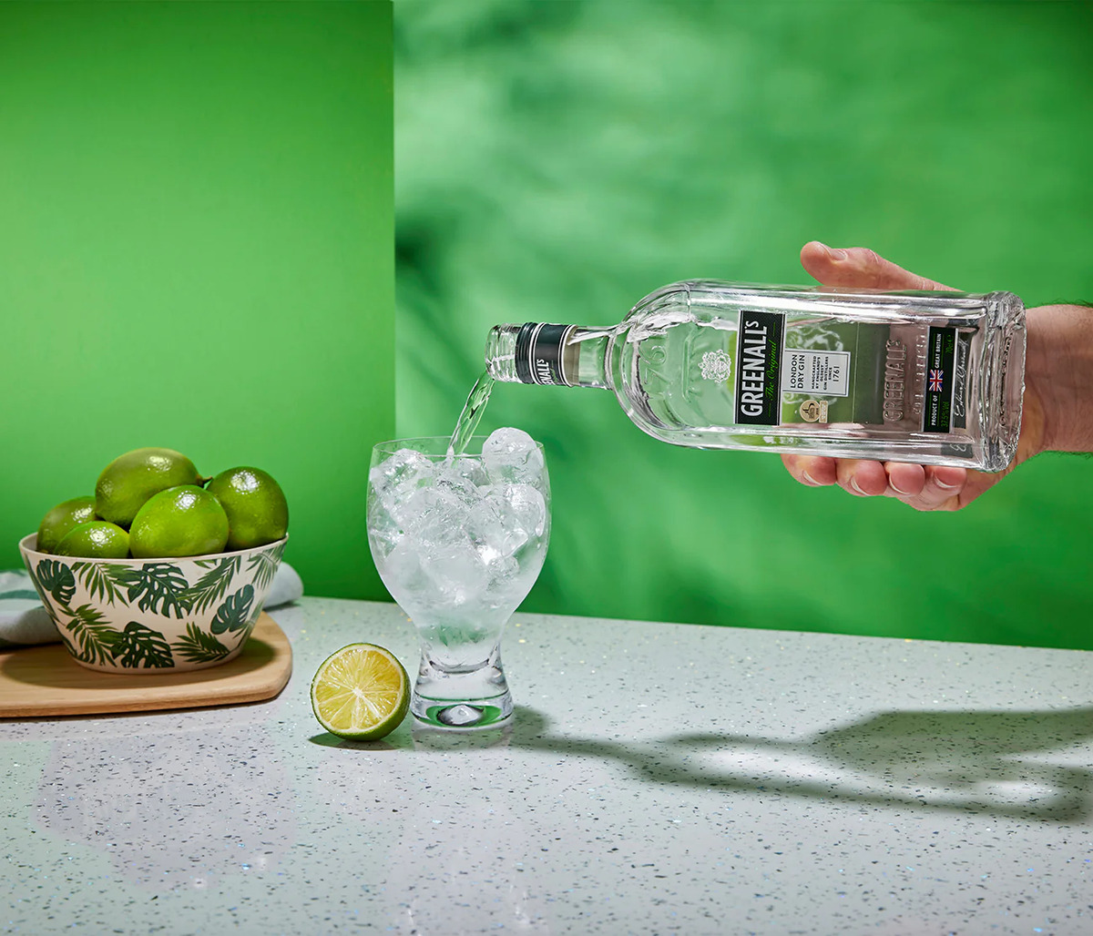 Gin Ginerba Greenall's London Dry 750 Ml Premium Trex