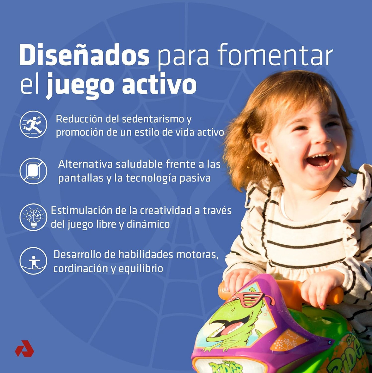 Moto Buggy Corre Pasillos Spidey Amazing Friends Injusa Trex