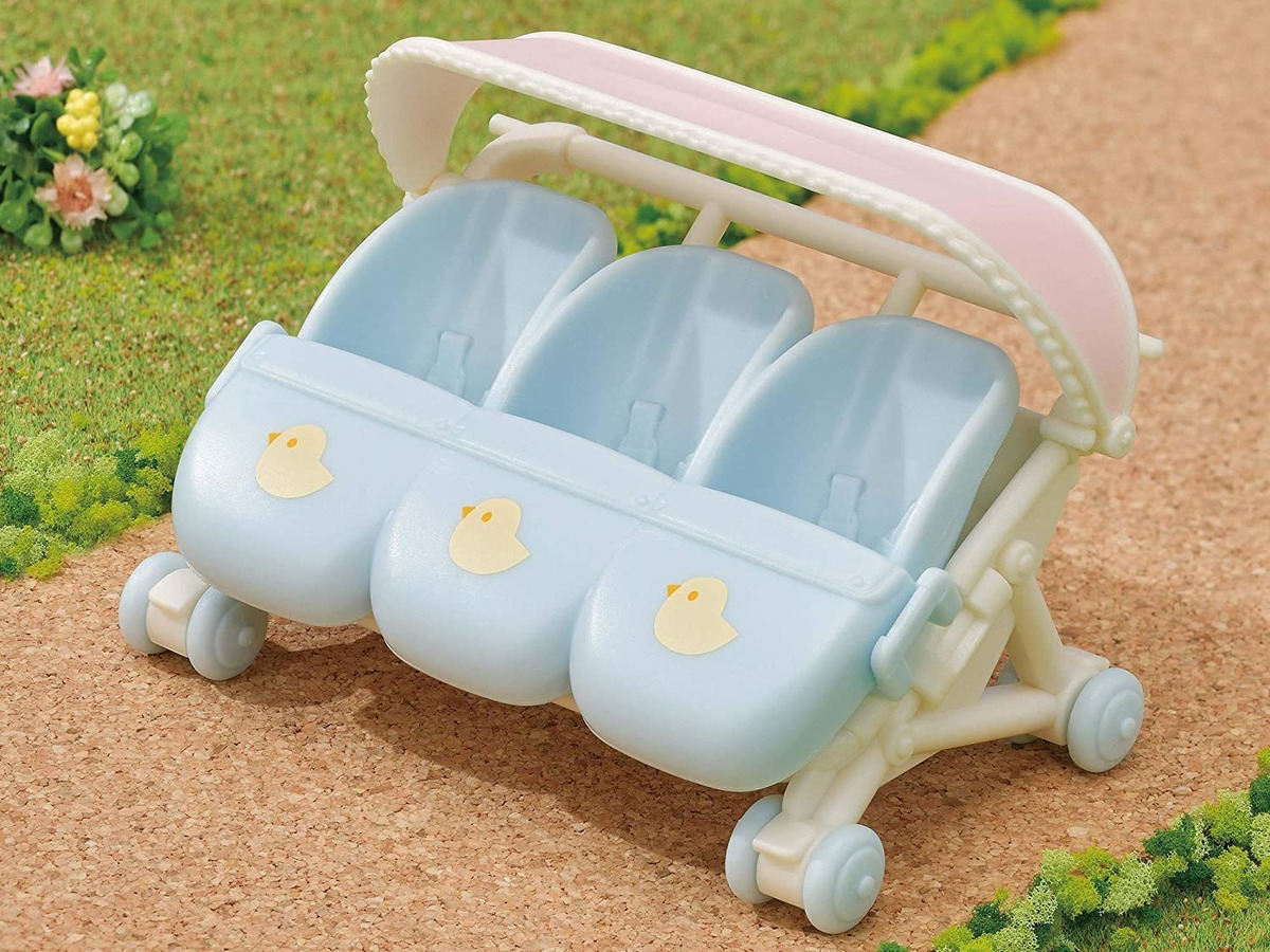 Sylvanian Families Carrito De Trillizos Infantil Niños Trex