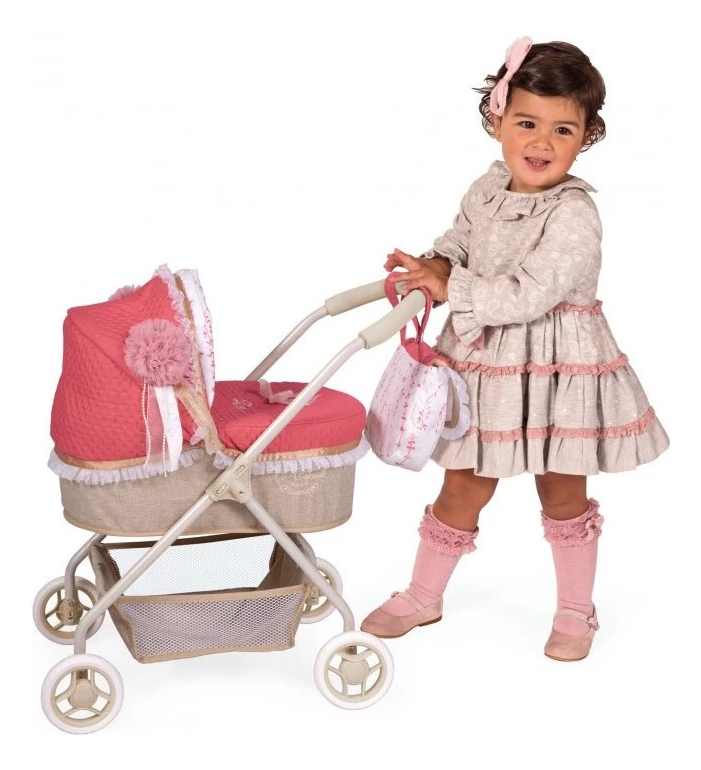 De Cuevas Coche Martina Bebe Llorens Bolso Rosa Juguete Tx