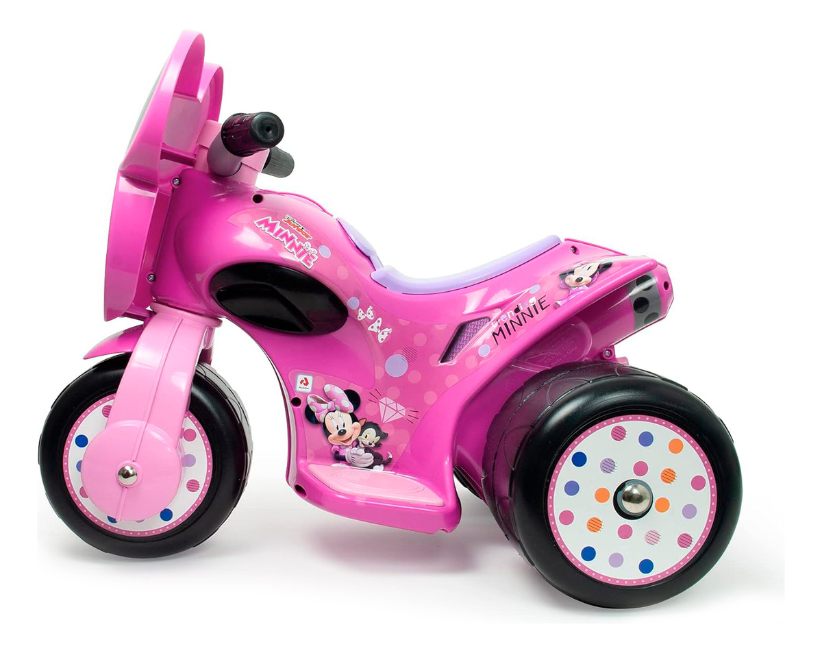 Moto Triciclo Coche Minnie Mouse Bateria Injusa Disney Trex