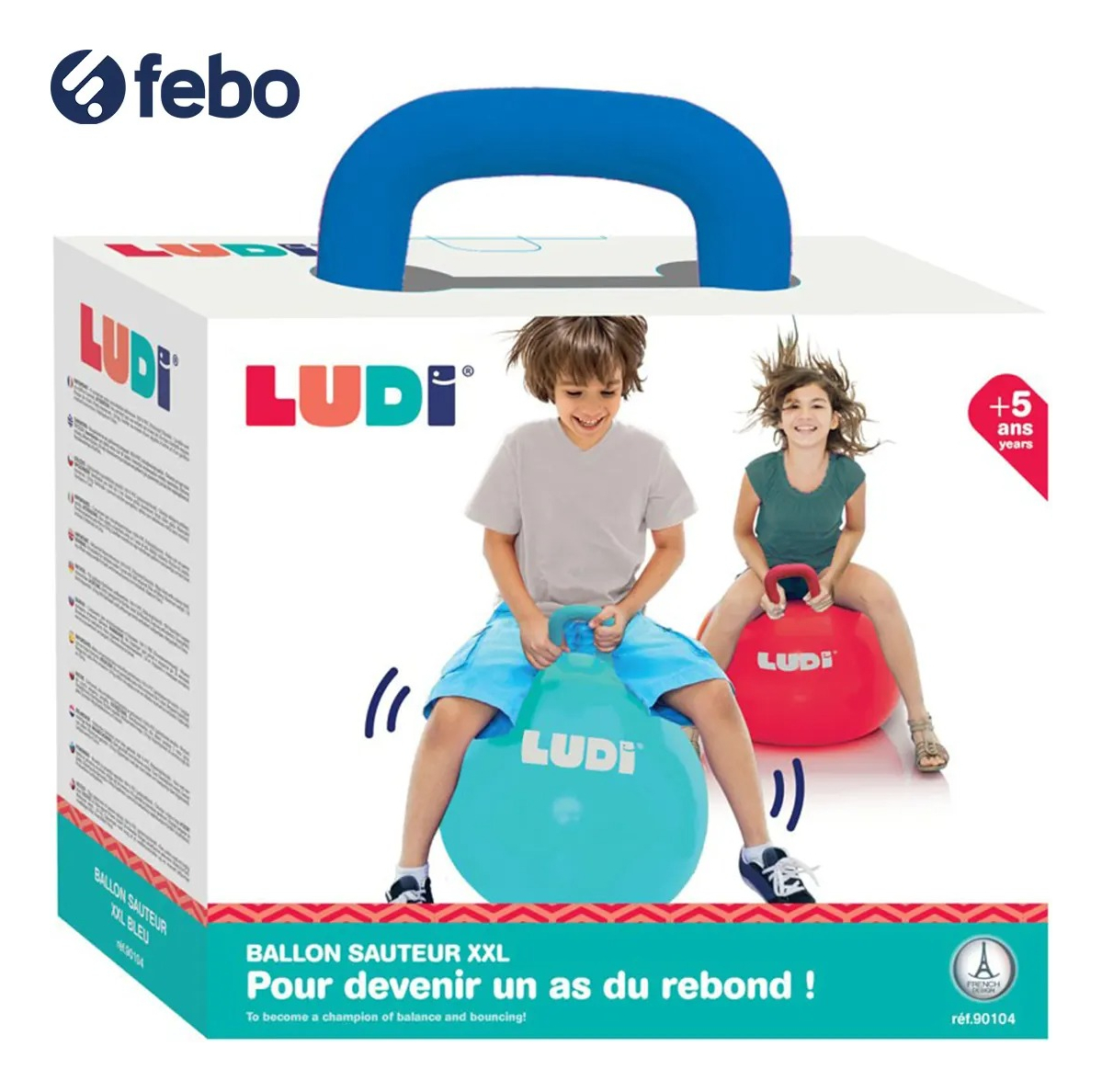 Saltarina Xxl 55cm Diametro Ludi Inflable Juguete 50kg