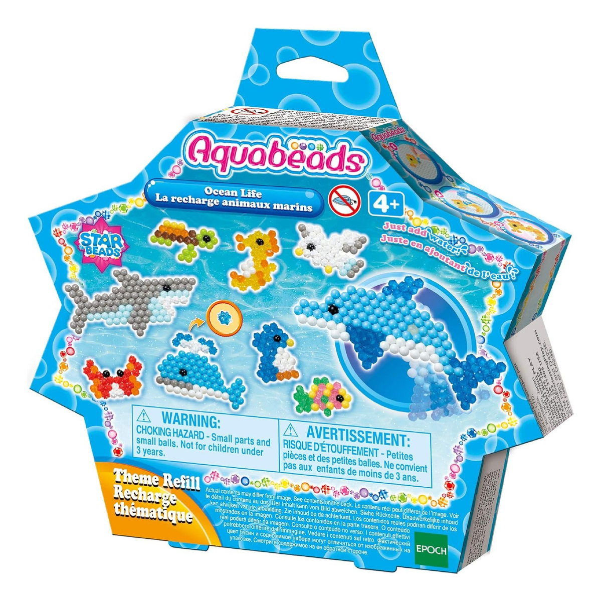 Aquabeads Pack Vida En El Oceano Cuentas Juguete Niños Trex