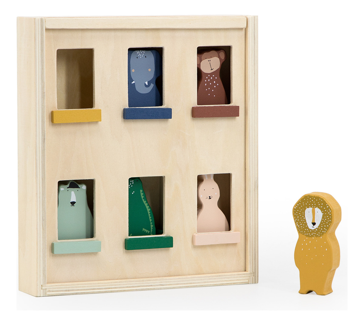 Juego Casa Madera Apartamentos Animales Trixie Infantil Trex