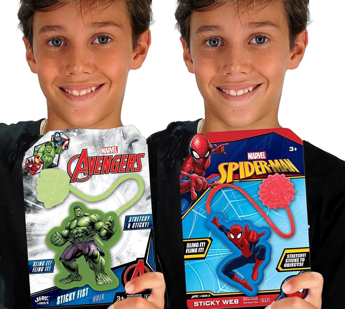 Telaraña Manito Pegajosa Juguete Marvel Avengers Ja Ru Trex