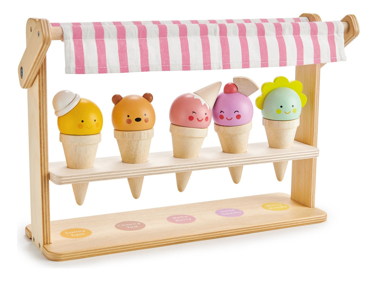 Juego Helados Tienda Madera Tender Leaf Toys Infantil Trex