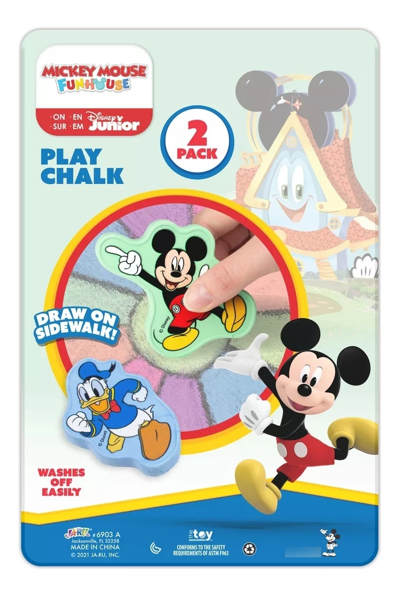 Set X2 Tizas P/ Piso Jaru Personajes De Disney Y Marvel Trex