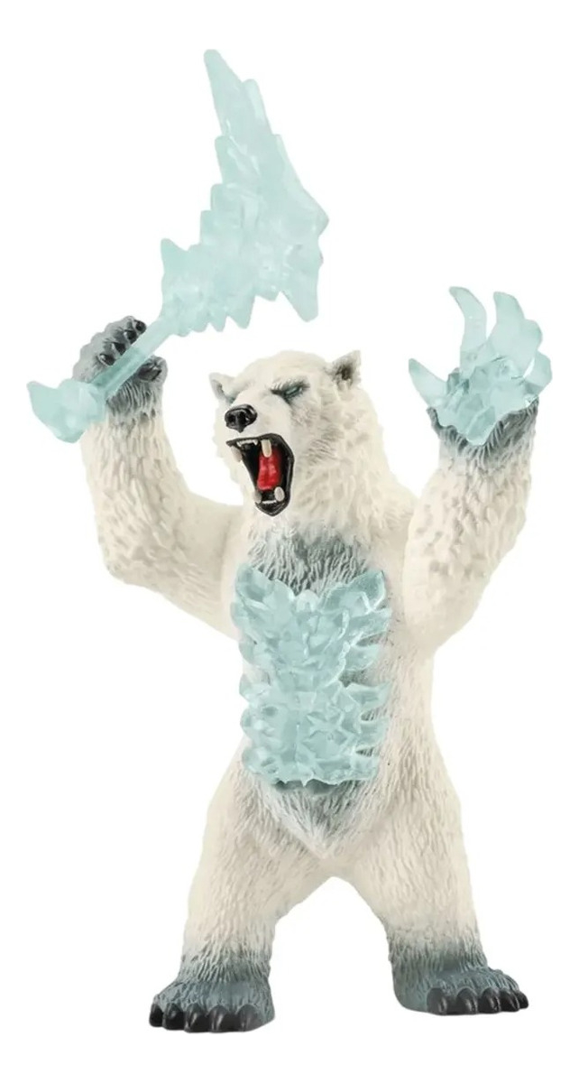 Figura Coleccionable Schleich Oso De Blizzard Con Arma 42510