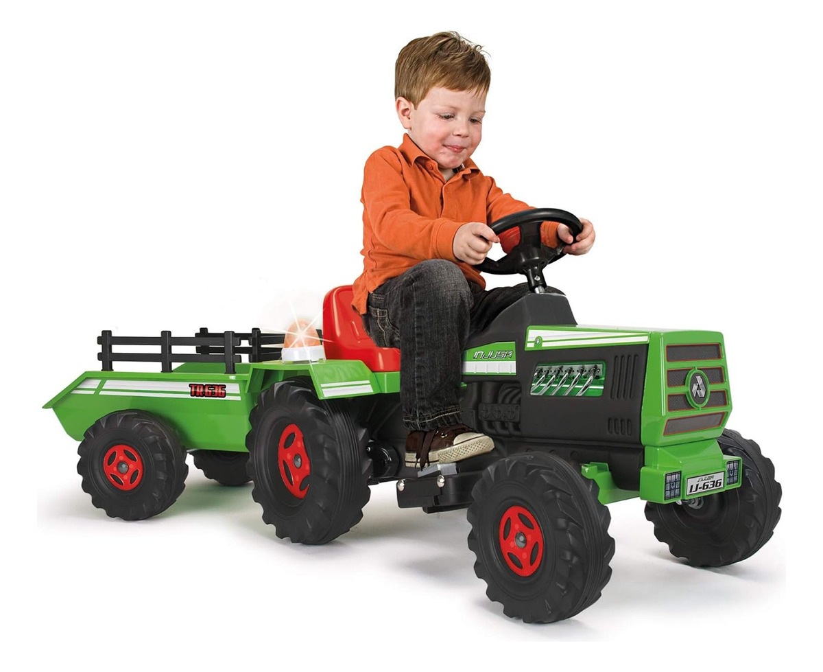 Tractor A Bateria Zorra Injusa Resistente Infantil Calidad