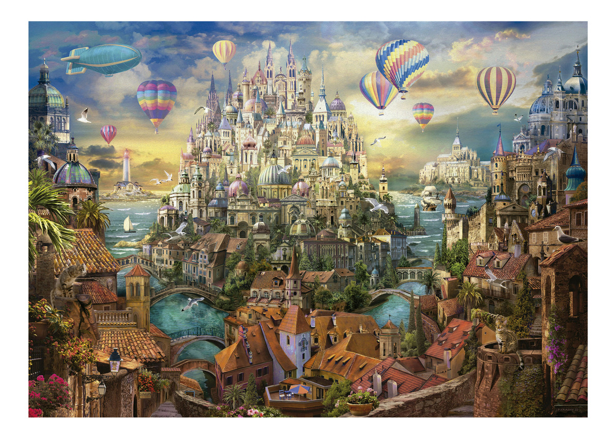 Puzzle Rompecabezas Ciudad De Los Sueños 8000 Pcs Educa Tx